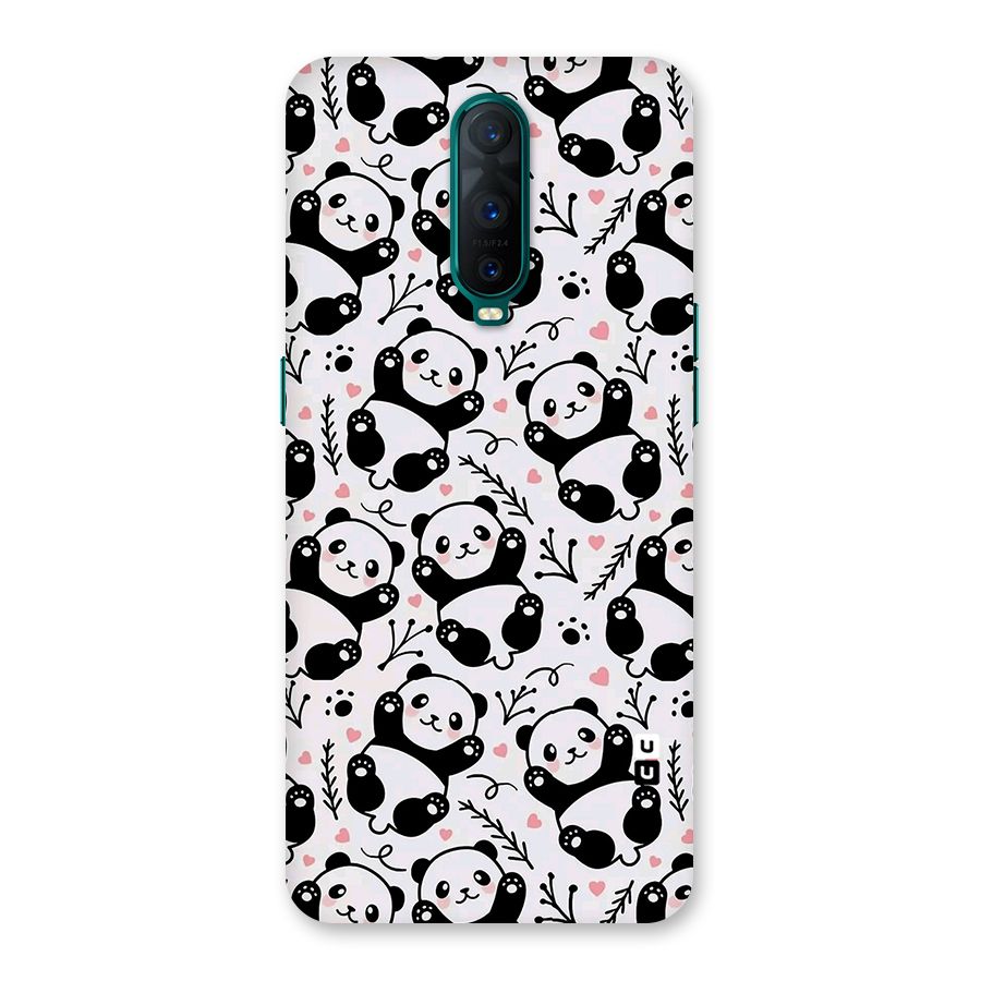 Cute Adorable Panda Pattern Back Case for Oppo R17 Pro