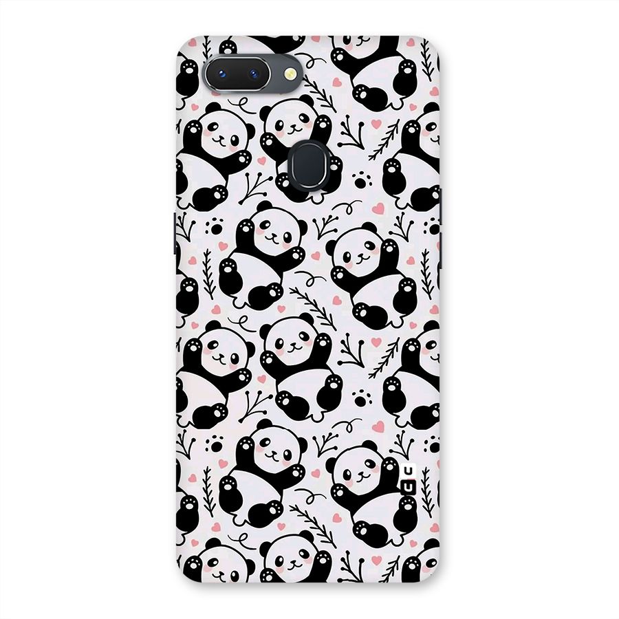 Cute Adorable Panda Pattern Back Case for Oppo Realme 2