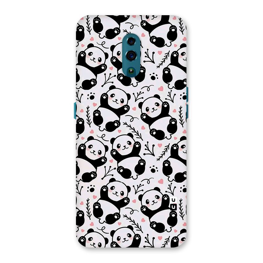 Cute Adorable Panda Pattern Back Case for Oppo Reno