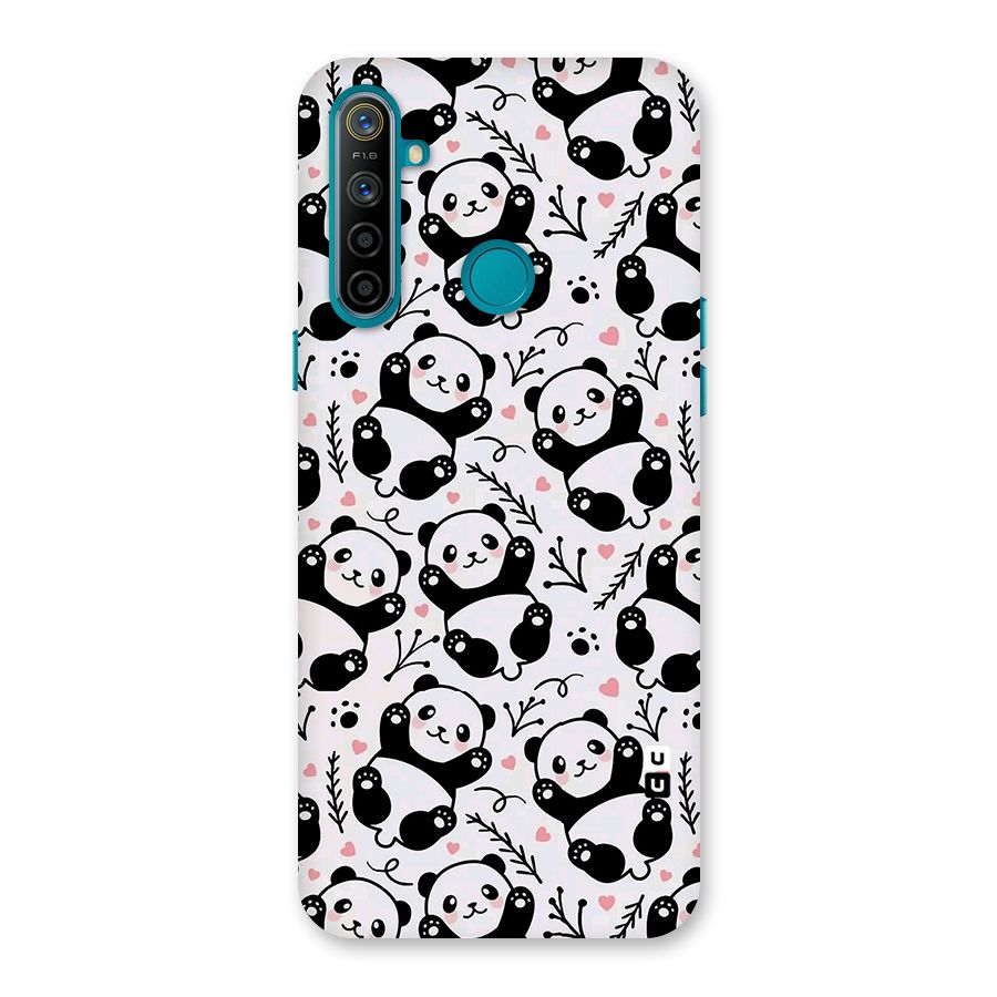 Cute Adorable Panda Pattern Back Case for Realme 5i