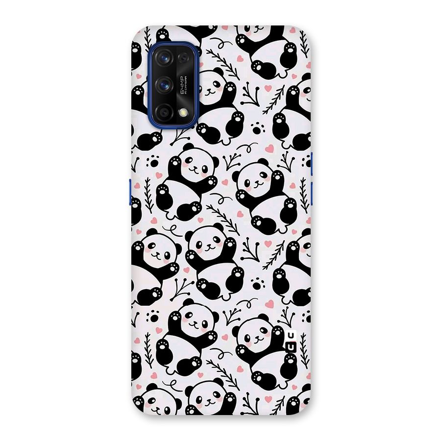 Cute Adorable Panda Pattern Back Case for Realme 7 Pro