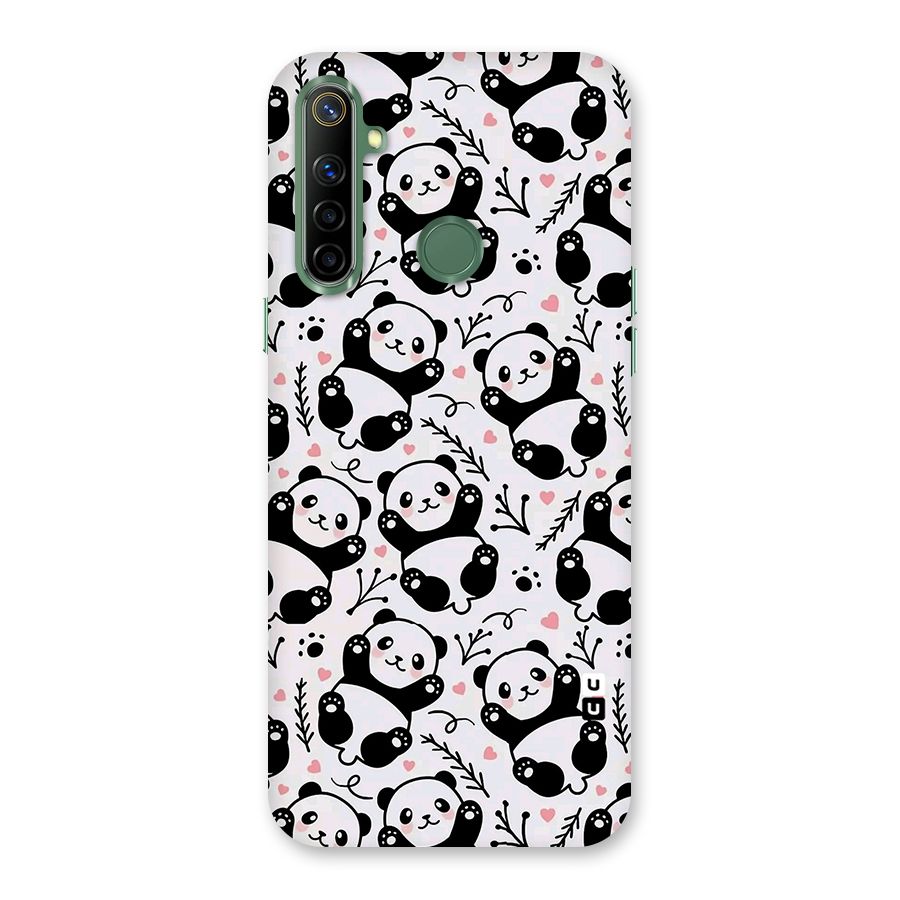 Cute Adorable Panda Pattern Back Case for Realme Narzo 10