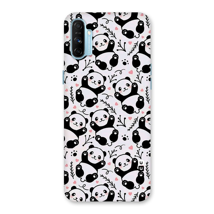 Cute Adorable Panda Pattern Back Case for Realme Narzo 20A