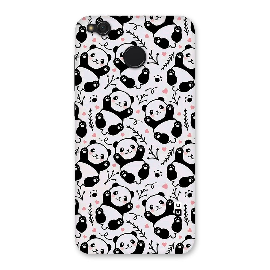 Cute Adorable Panda Pattern Back Case for Redmi 4