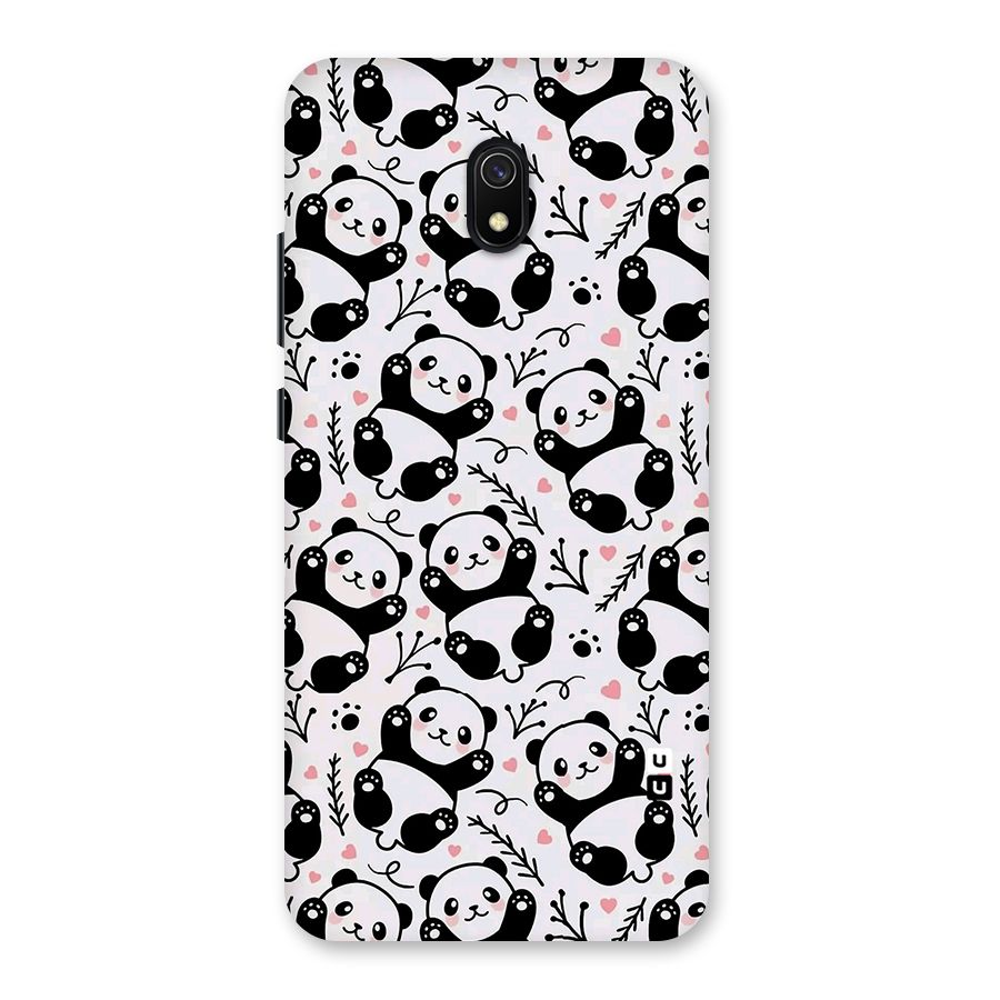 Cute Adorable Panda Pattern Back Case for Redmi 8A