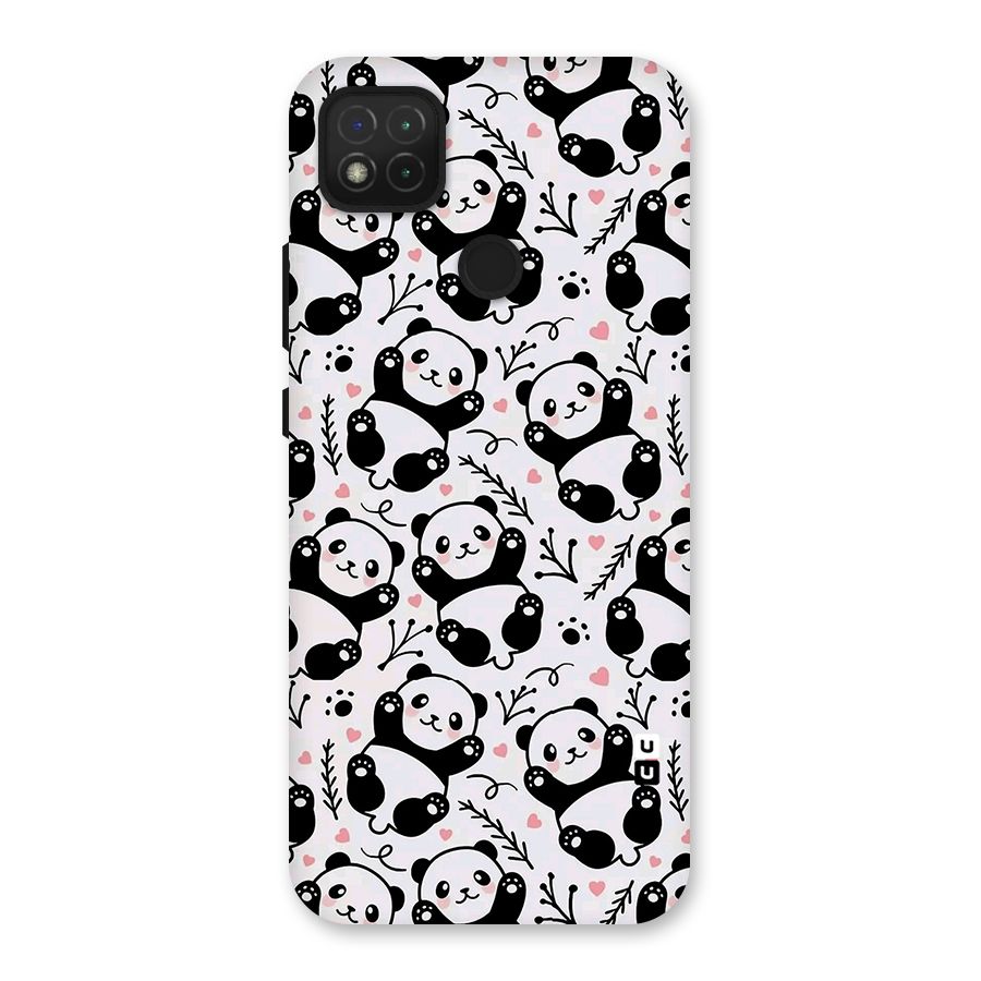 Cute Adorable Panda Pattern Back Case for Redmi 9C