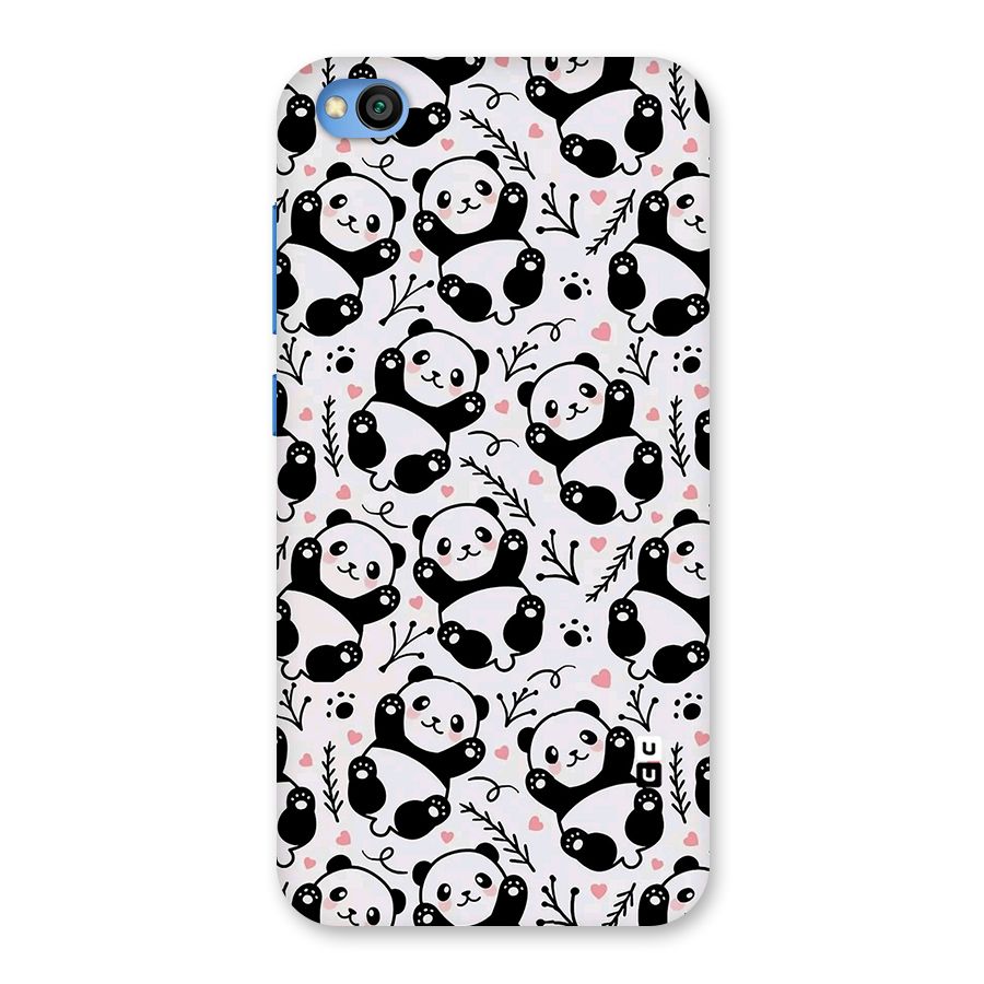Cute Adorable Panda Pattern Back Case for Redmi Go