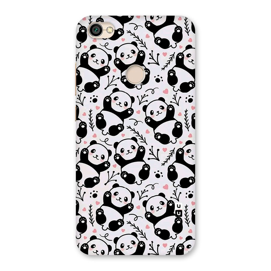 Cute Adorable Panda Pattern Back Case for Redmi Y1 2017
