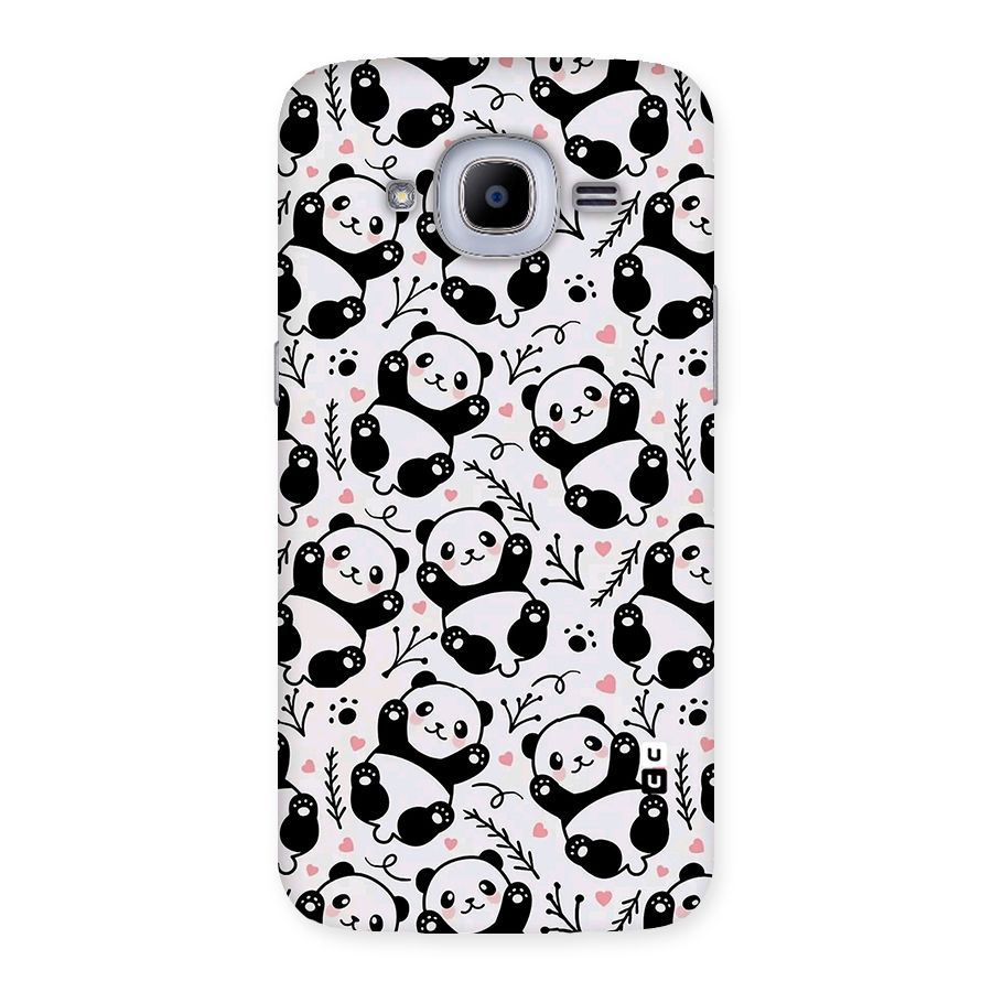 Cute Adorable Panda Pattern Back Case for Samsung Galaxy J2 2016