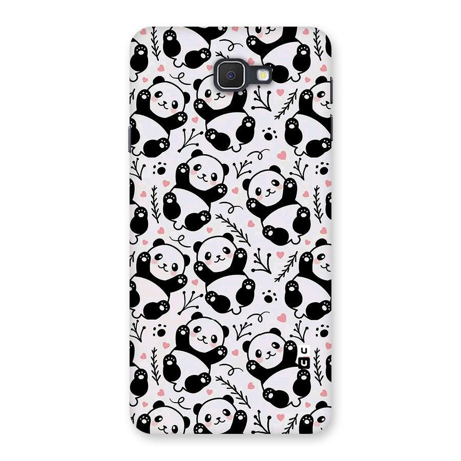 Cute Adorable Panda Pattern Back Case for Samsung Galaxy J7 Prime