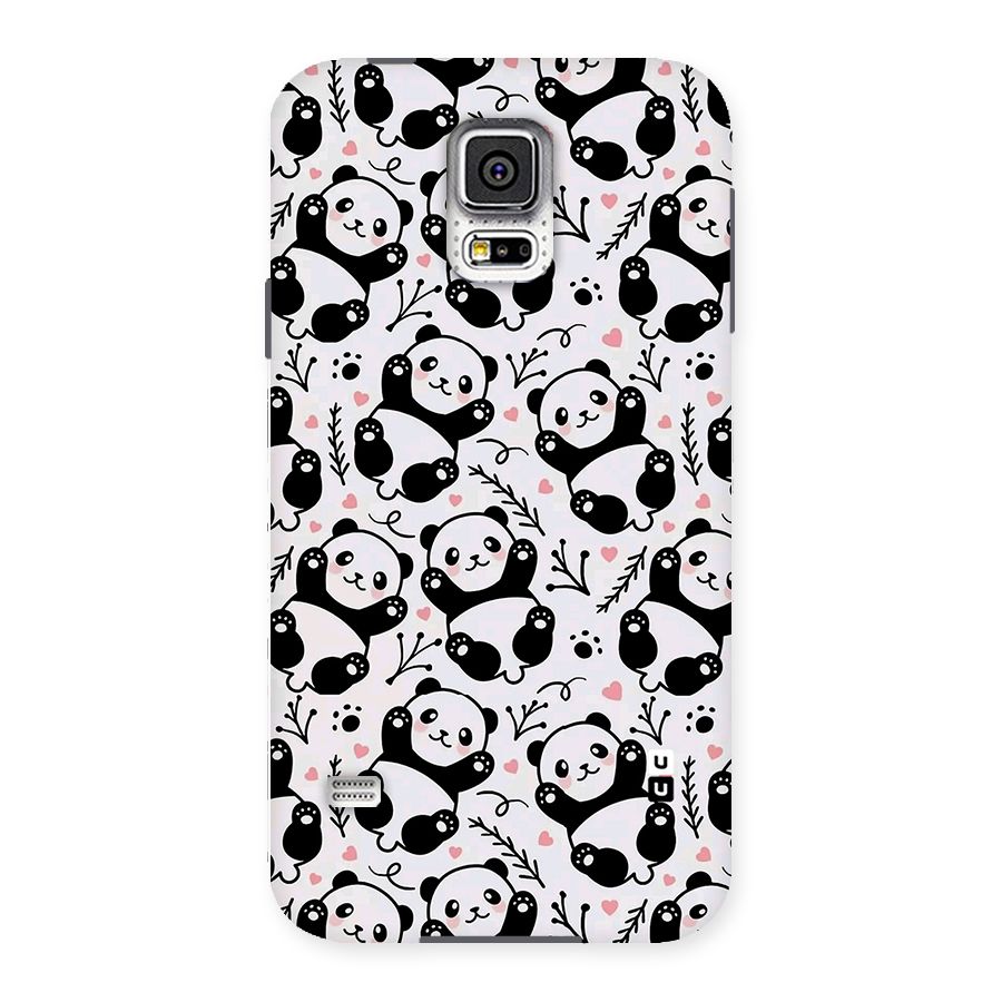 Cute Adorable Panda Pattern Back Case for Samsung Galaxy S5