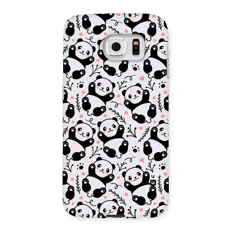 Cute Adorable Panda Pattern Back Case for Samsung Galaxy S6