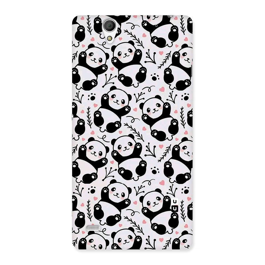 Cute Adorable Panda Pattern Back Case for Sony Xperia C4