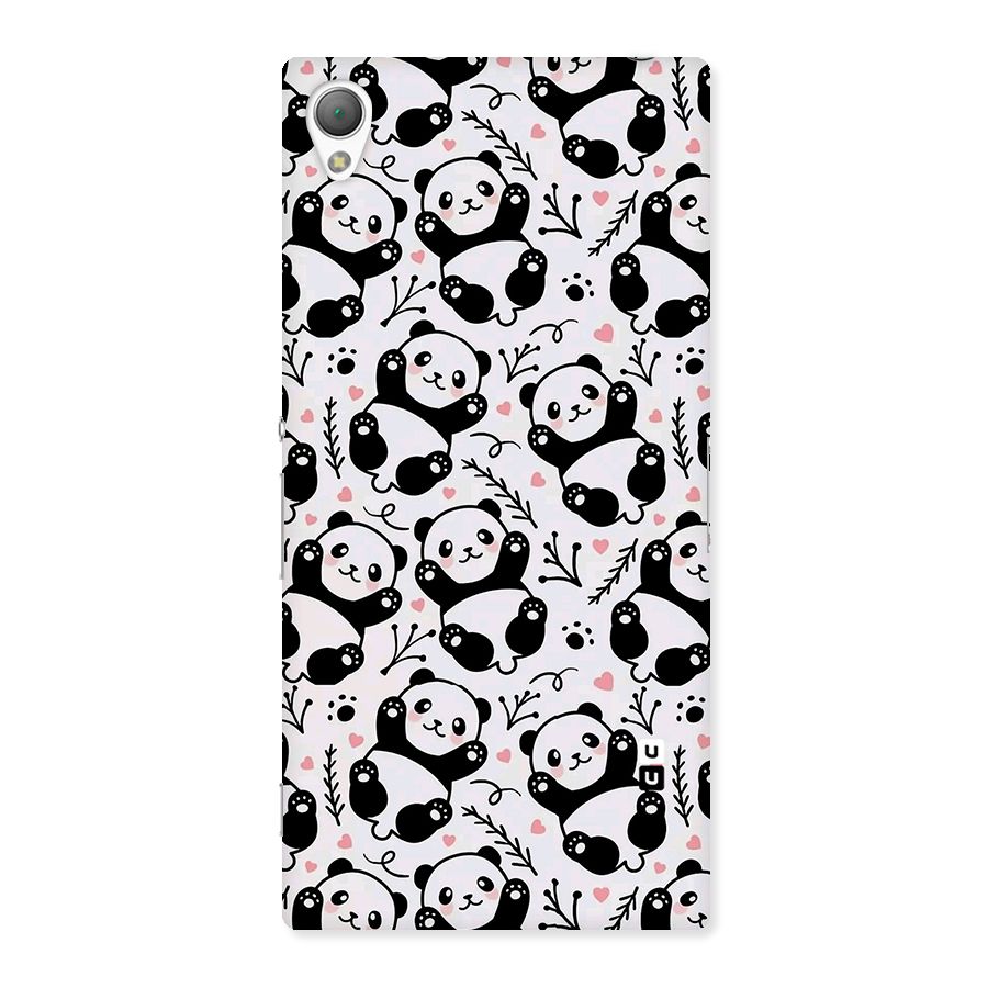 Cute Adorable Panda Pattern Back Case for Sony Xperia Z3