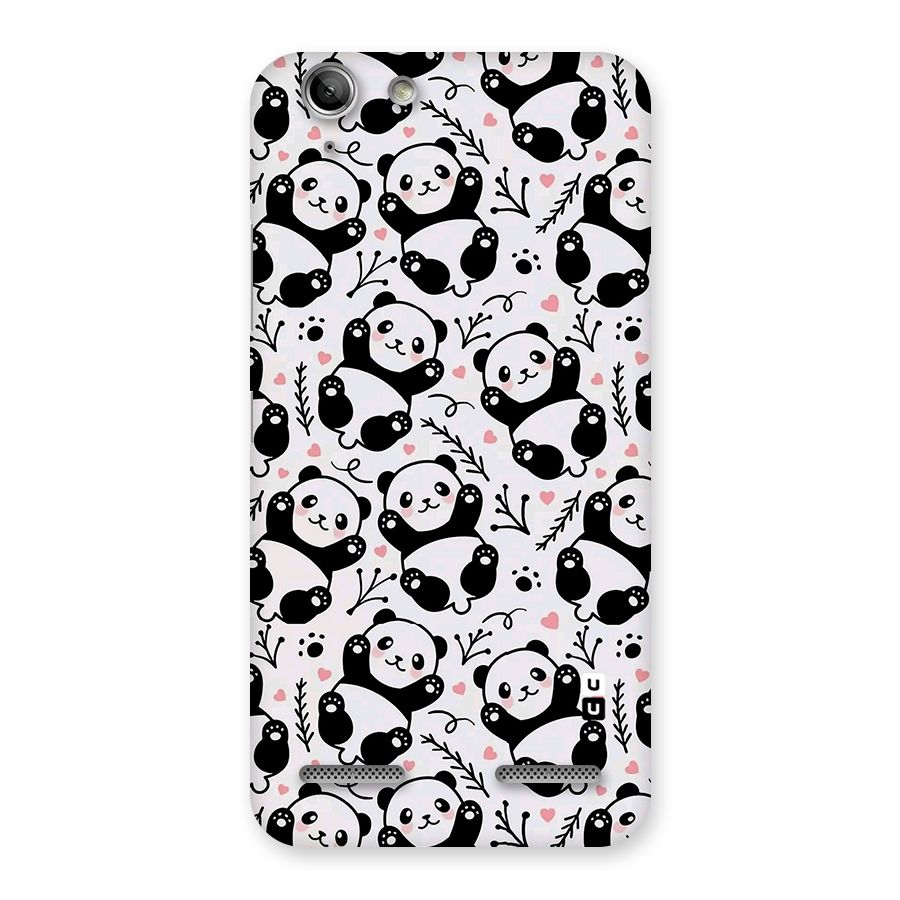 Cute Adorable Panda Pattern Back Case for Vibe K5