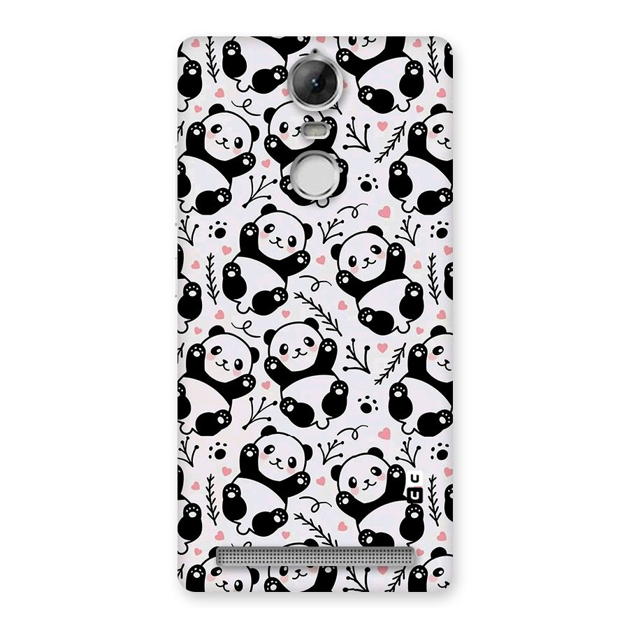 Cute Adorable Panda Pattern Back Case for Vibe K5 Note