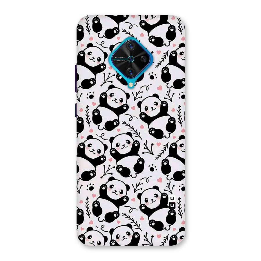 Cute Adorable Panda Pattern Back Case for Vivo S1 Pro