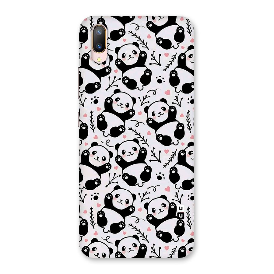 Cute Adorable Panda Pattern Back Case for Vivo V11 Pro