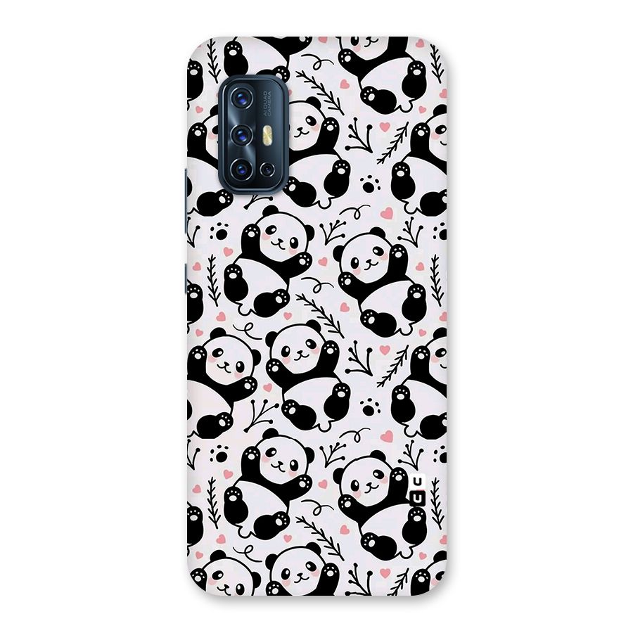 Cute Adorable Panda Pattern Back Case for Vivo V17