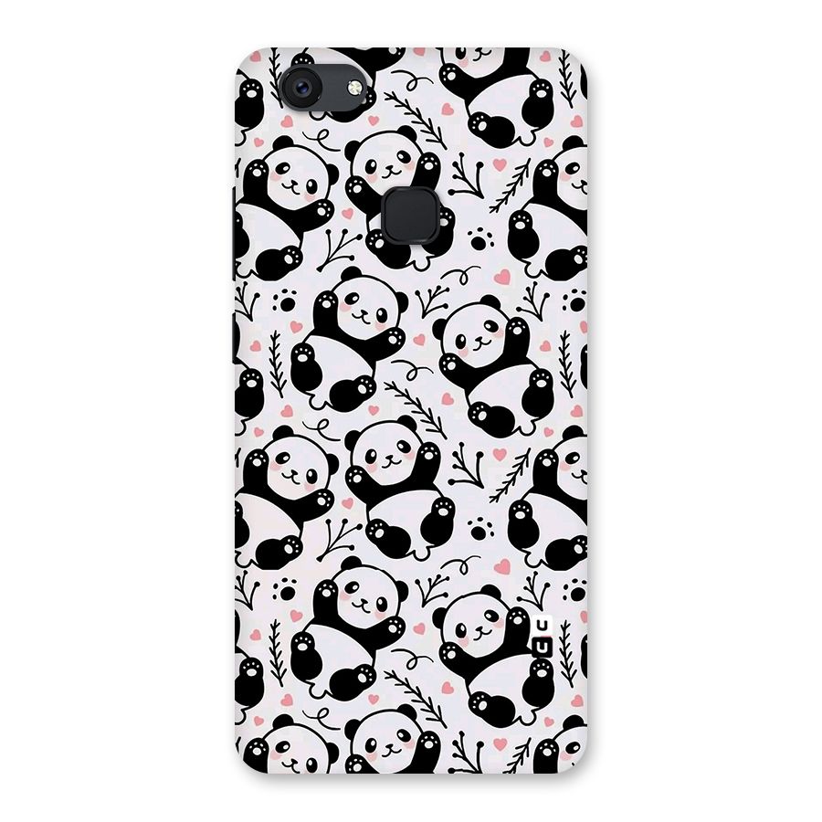 Cute Adorable Panda Pattern Back Case for Vivo V7 Plus