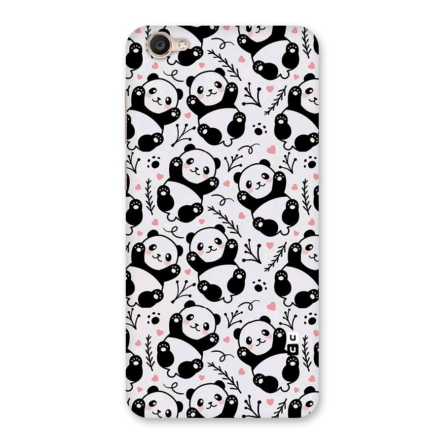Cute Adorable Panda Pattern Back Case for Vivo Y55L