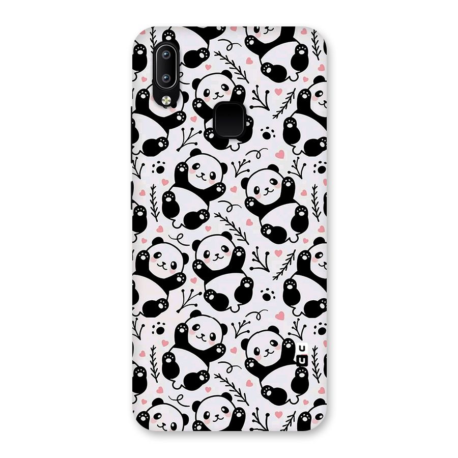 Cute Adorable Panda Pattern Back Case for Vivo Y93