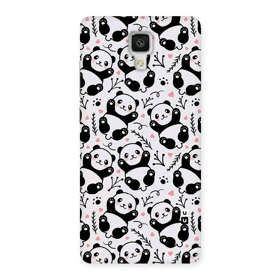 Cute Adorable Panda Pattern Back Case for Xiaomi Mi 4