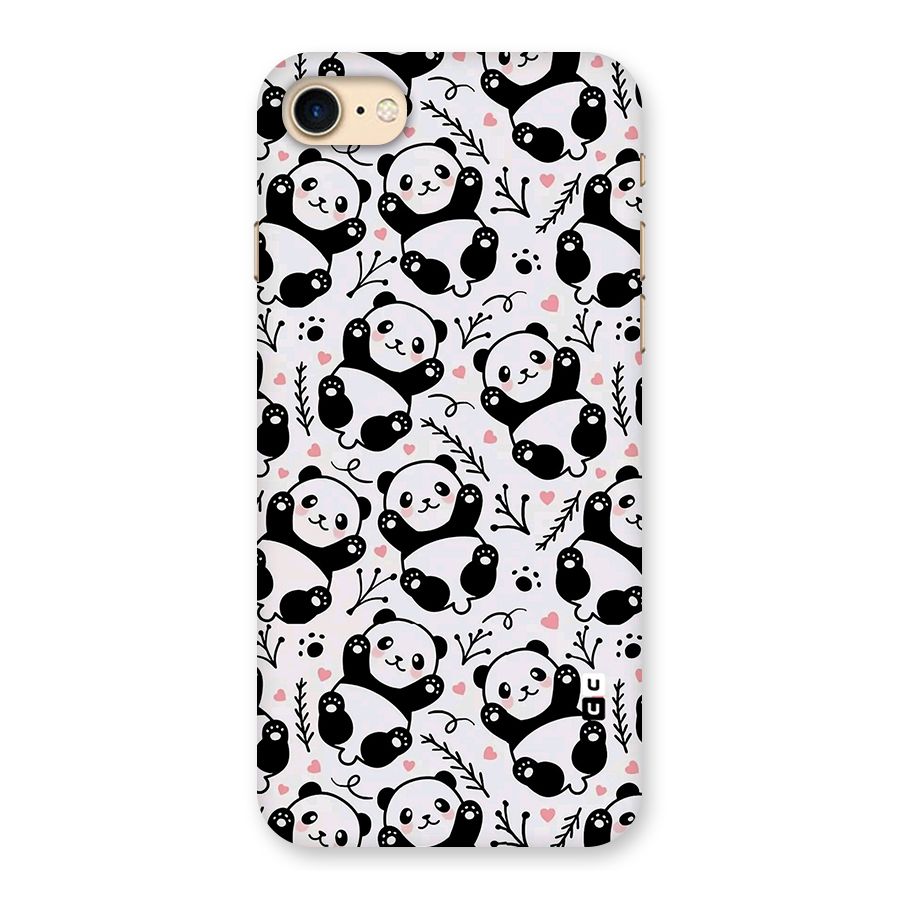 Cute Adorable Panda Pattern Back Case for iPhone 7
