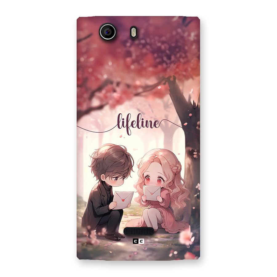 Cute Anime Couple Back Case for Canvas Nitro 2 E311