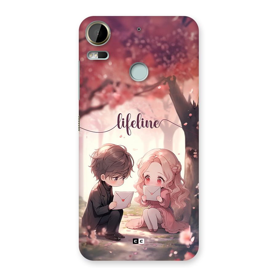 Cute Anime Couple Back Case for Desire 10 Pro