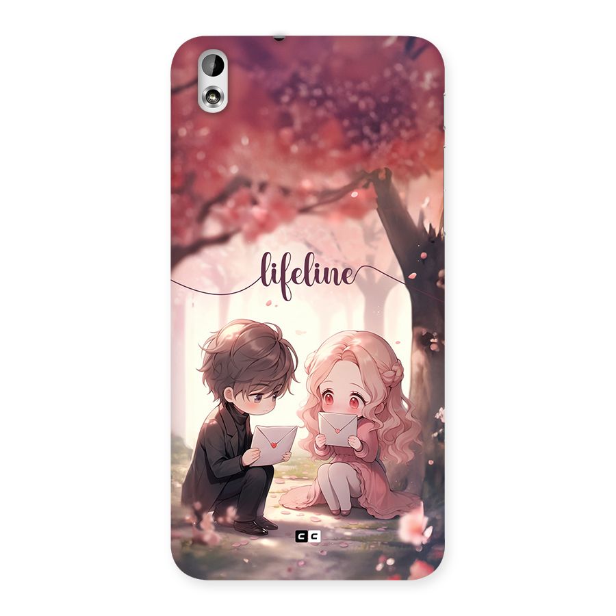 Cute Anime Couple Back Case for Desire 816g
