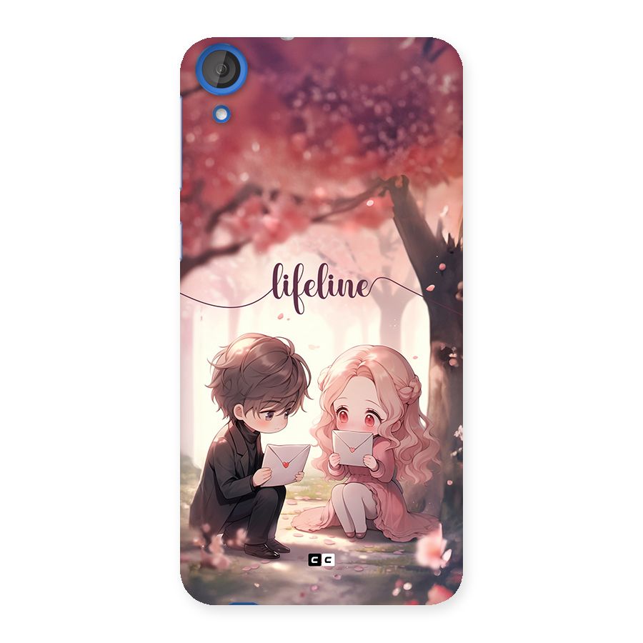 Cute Anime Couple Back Case for Desire 820