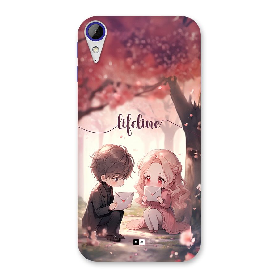 Cute Anime Couple Back Case for Desire 830