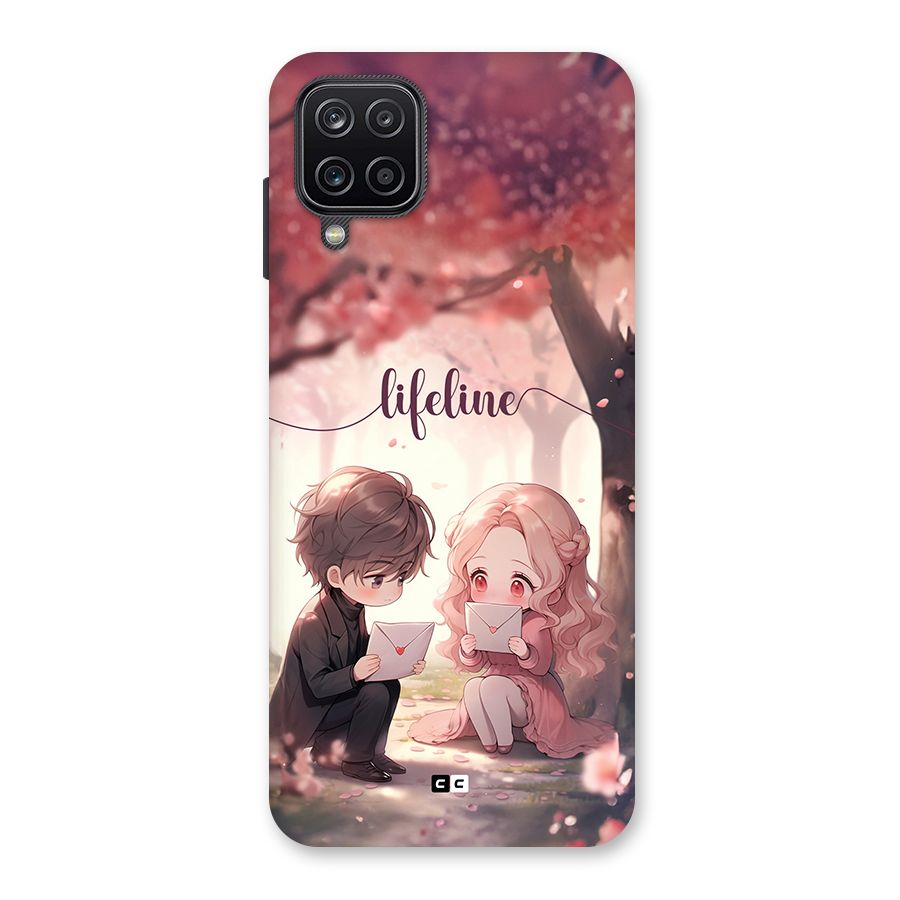Cute Anime Couple Back Case for Galaxy A12