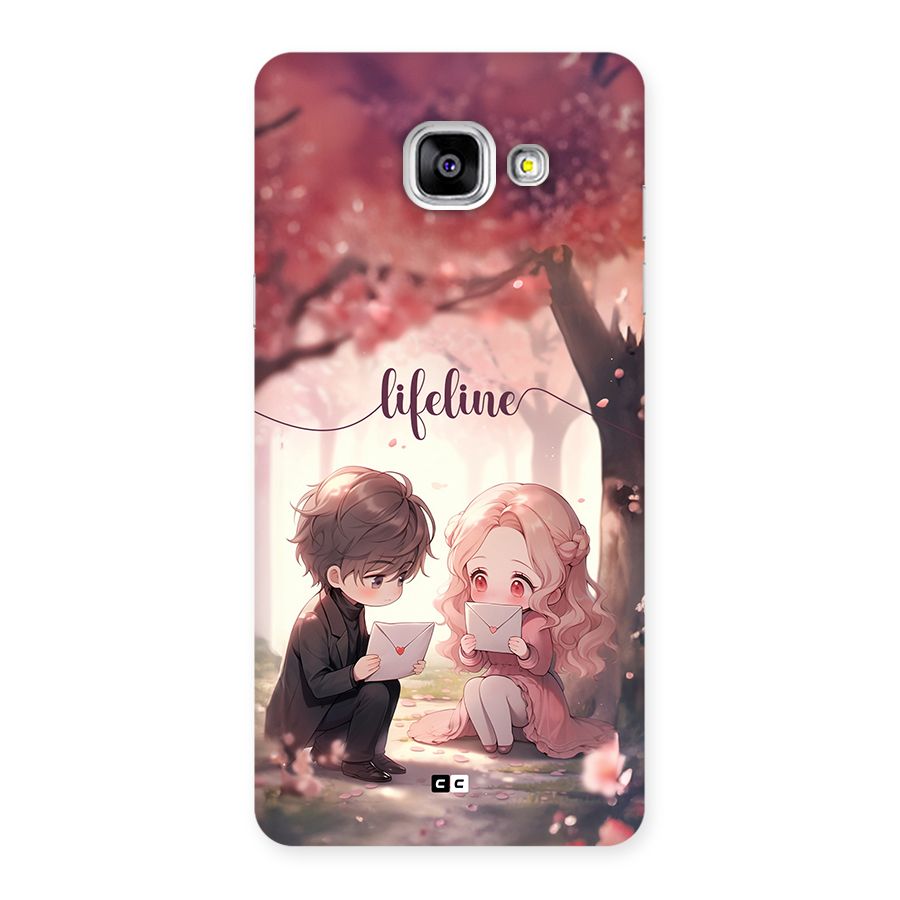 Cute Anime Couple Back Case for Galaxy A5 (2016)