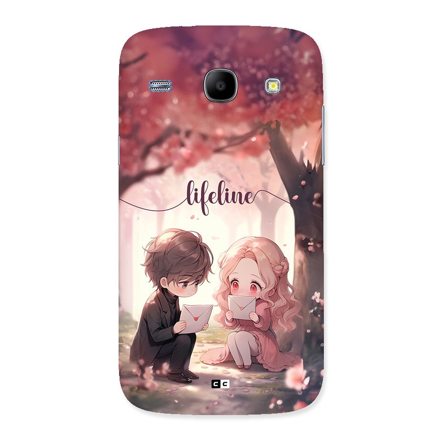 Cute Anime Couple Back Case for Galaxy Core
