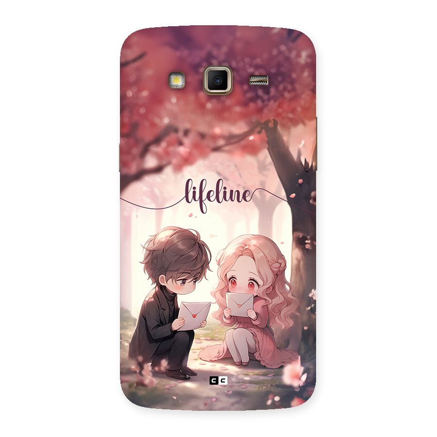 Cute Anime Couple Back Case for Galaxy Grand 2
