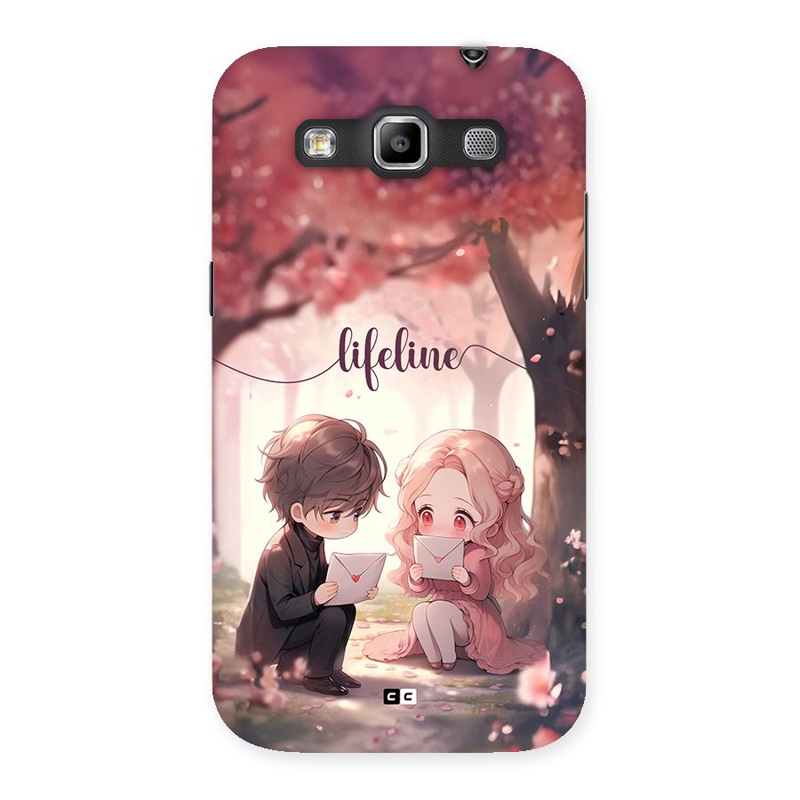 Cute Anime Couple Back Case for Galaxy Grand Quattro