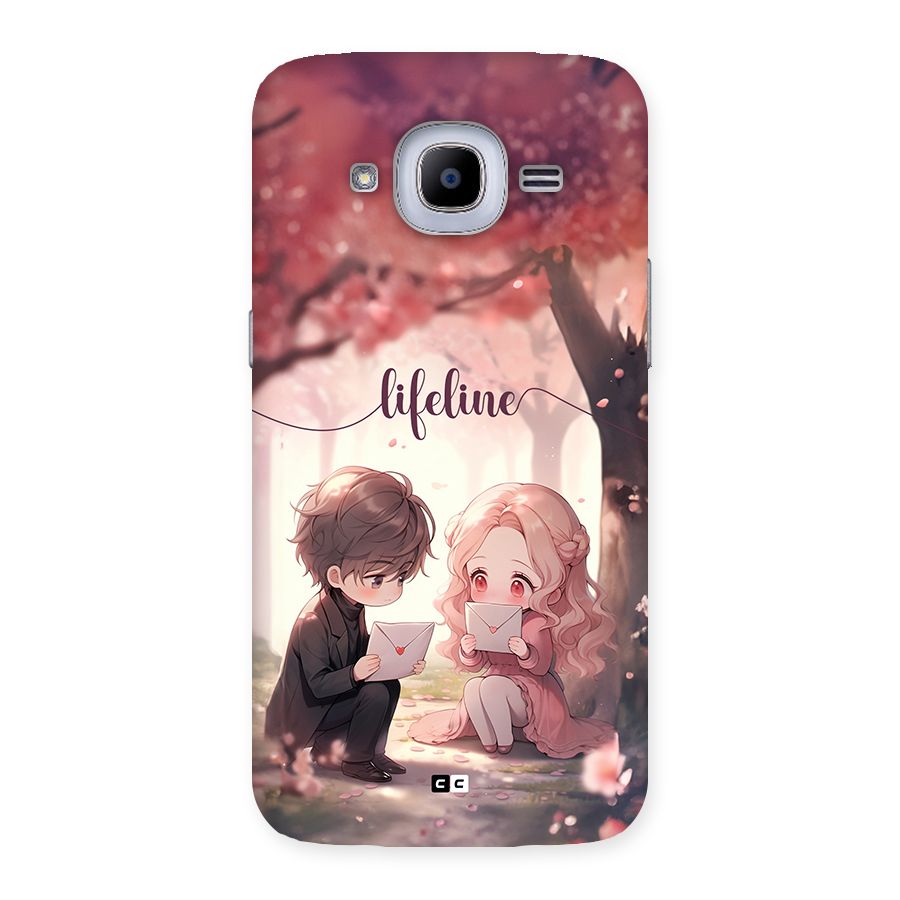 Cute Anime Couple Back Case for Galaxy J2 Pro