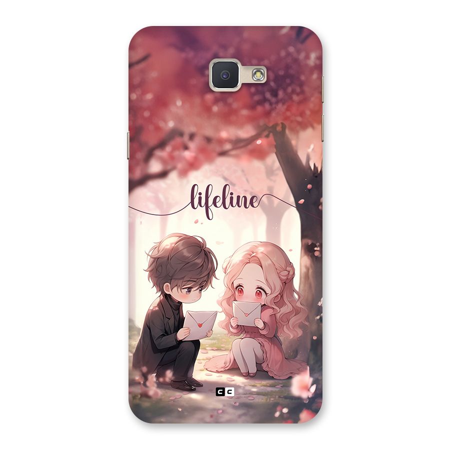 Cute Anime Couple Back Case for Galaxy J5 Prime