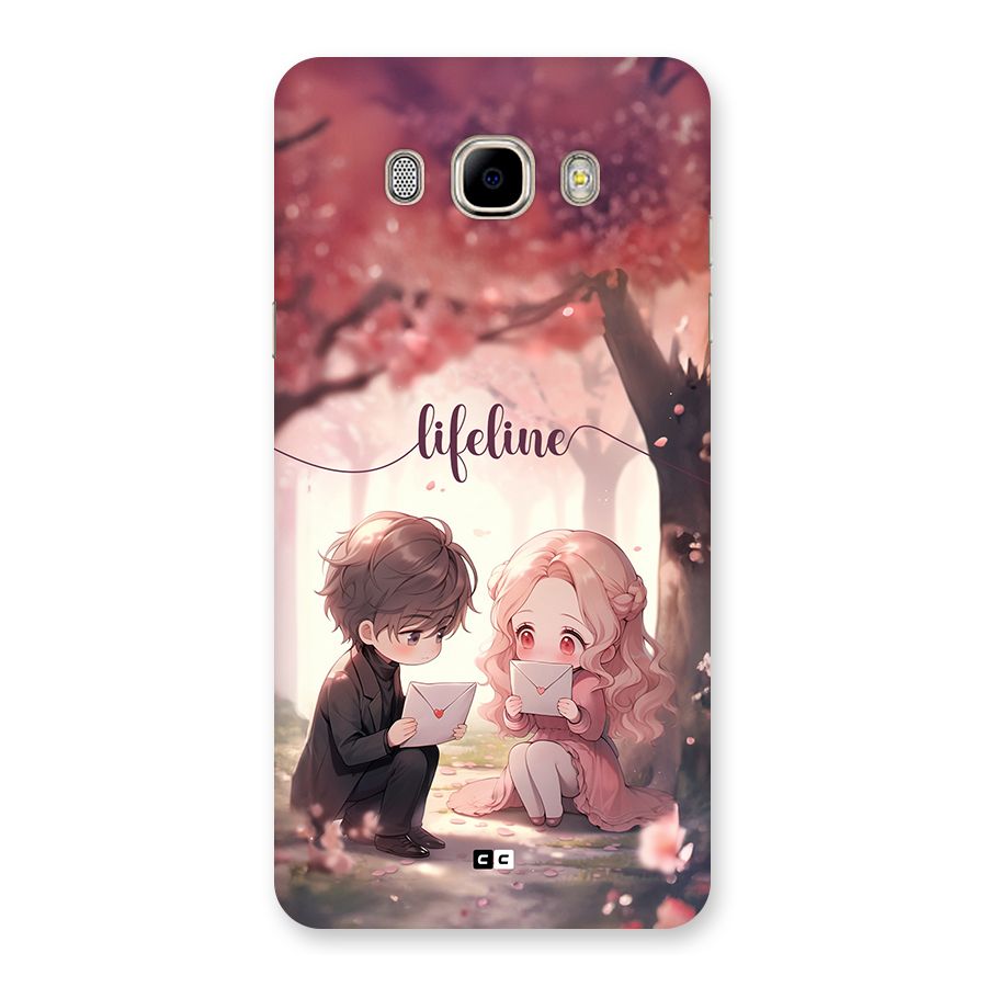 Cute Anime Couple Back Case for Galaxy J7 2016