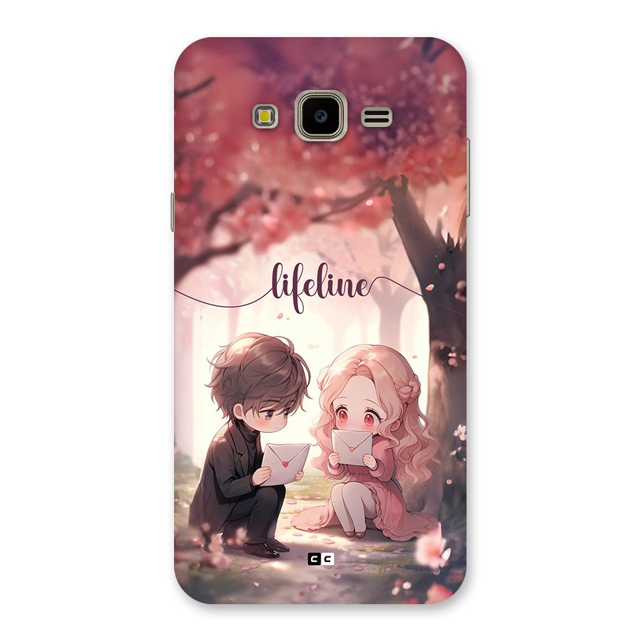Cute Anime Couple Back Case for Galaxy J7 Nxt