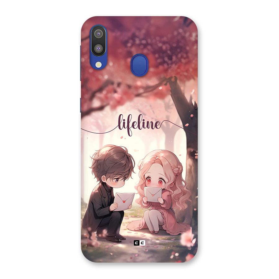 Cute Anime Couple Back Case for Galaxy M20