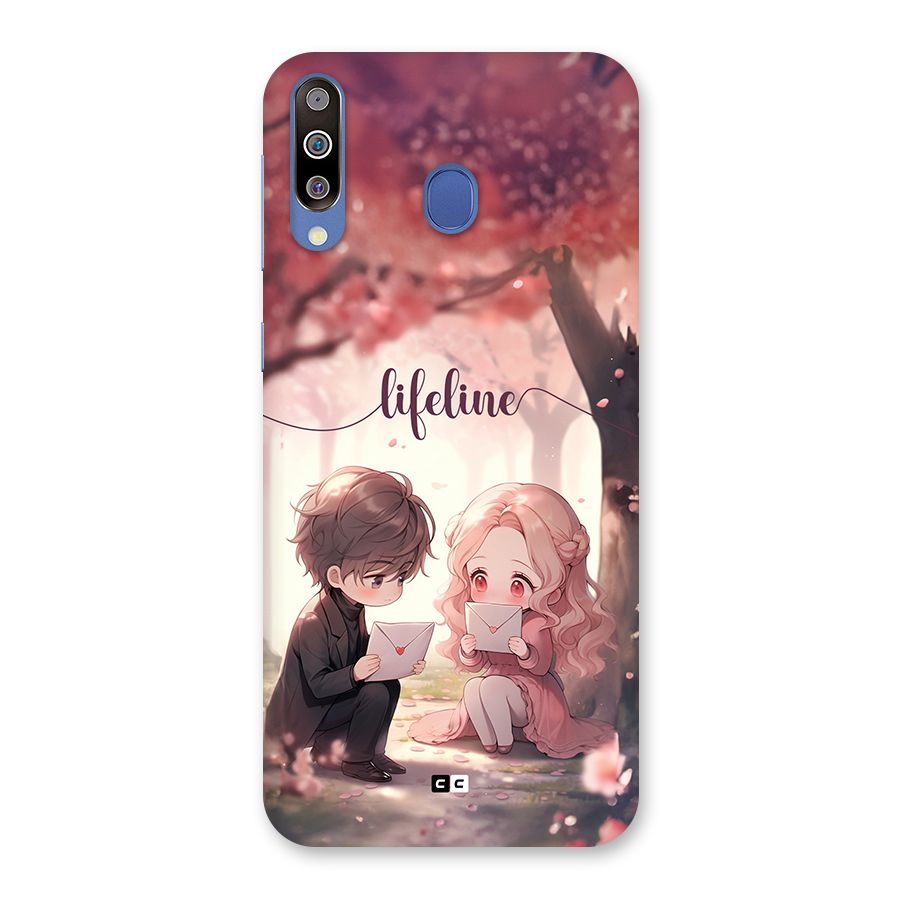 Cute Anime Couple Back Case for Galaxy M30