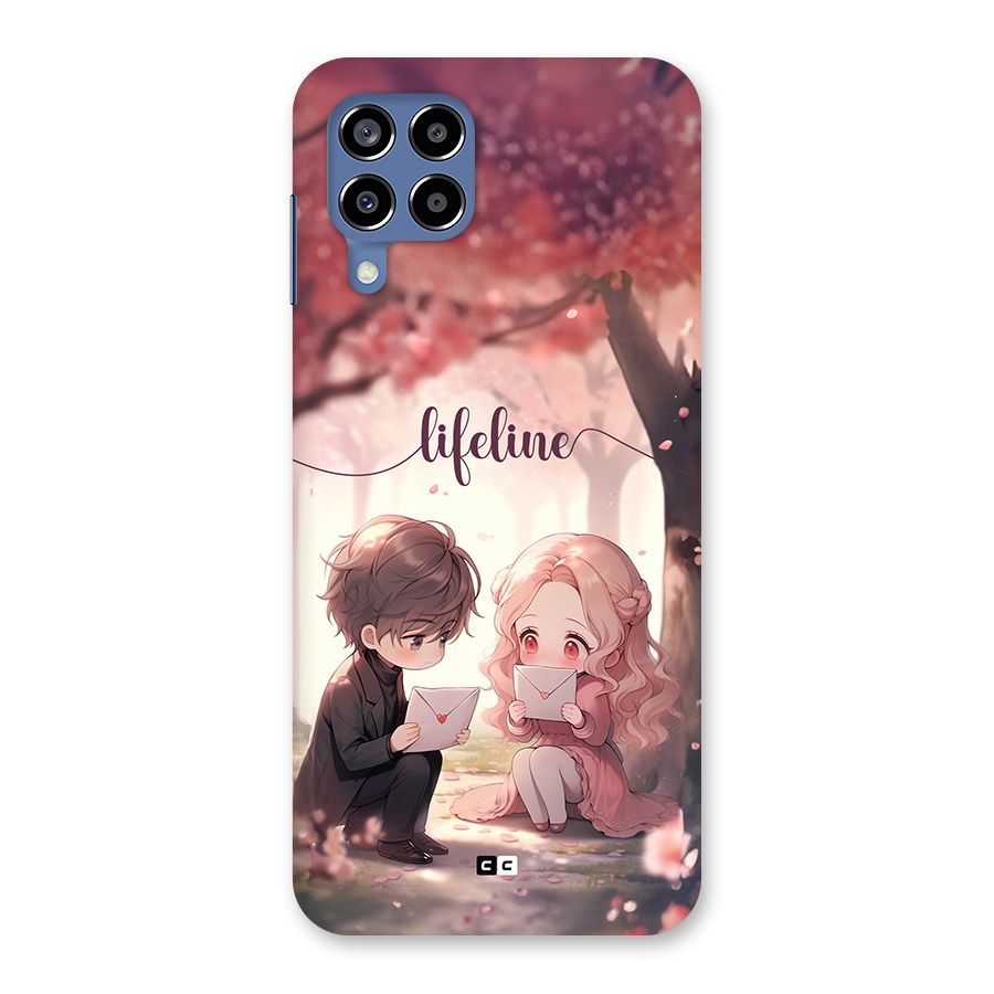 Cute Anime Couple Back Case for Galaxy M53 5G