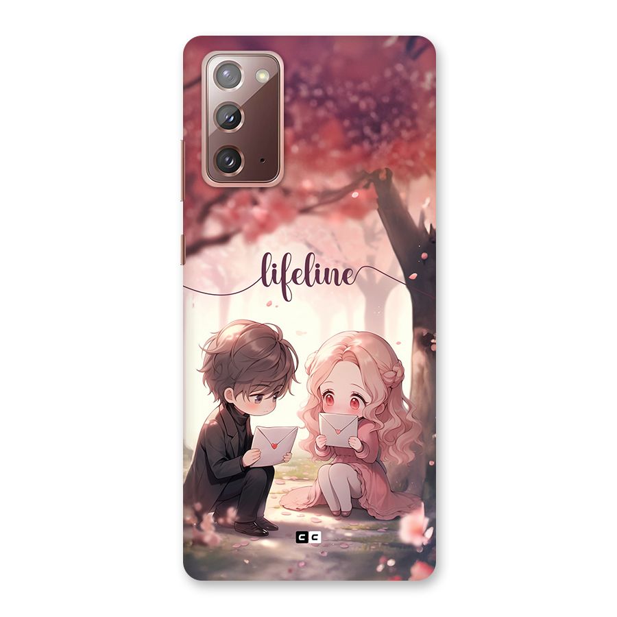 Cute Anime Couple Back Case for Galaxy Note 20