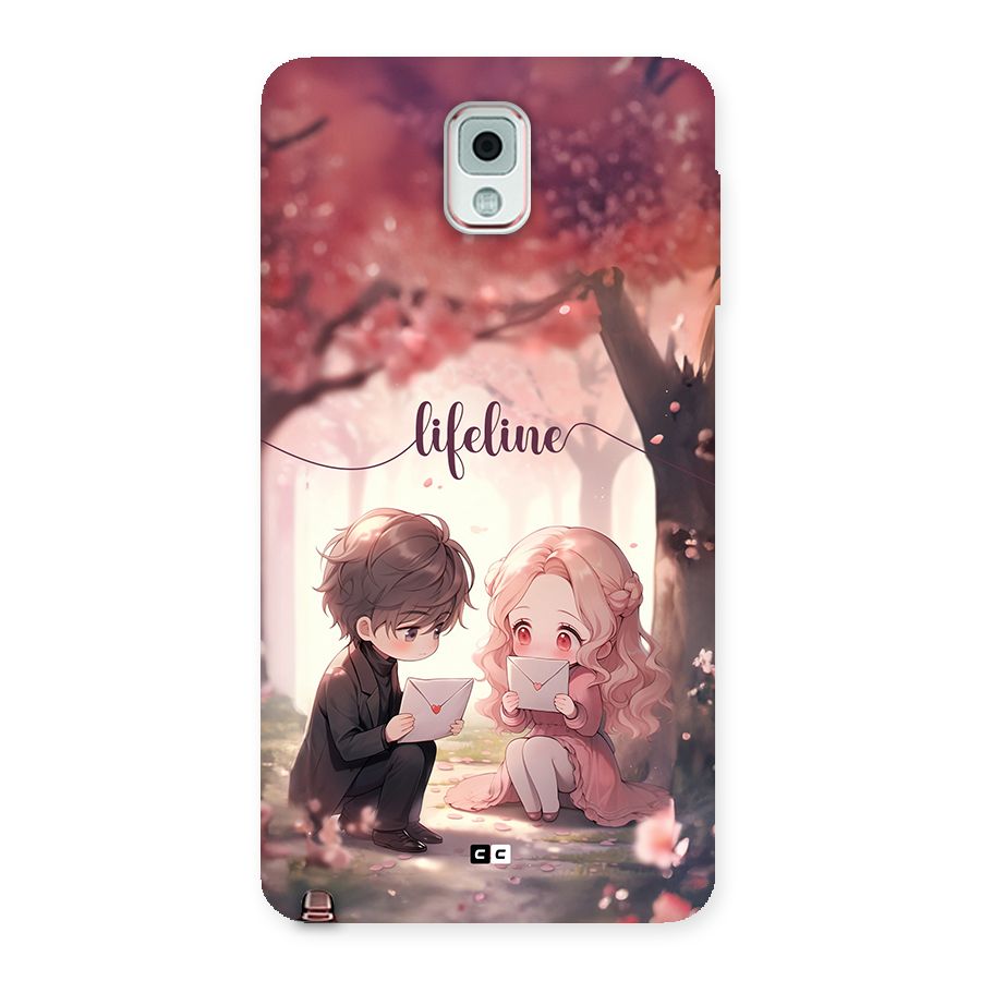 Cute Anime Couple Back Case for Galaxy Note 3