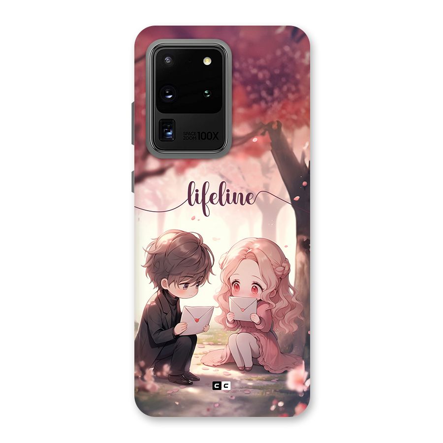 Cute Anime Couple Back Case for Galaxy S20 Ultra