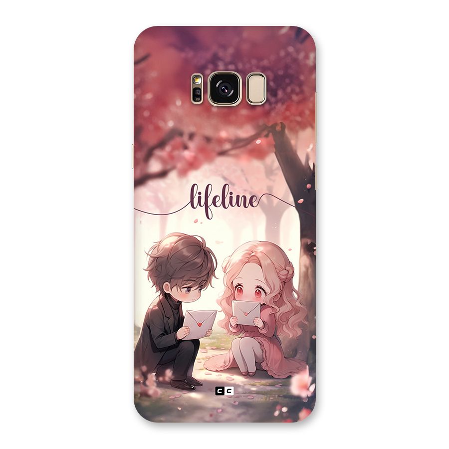 Cute Anime Couple Back Case for Galaxy S8 Plus