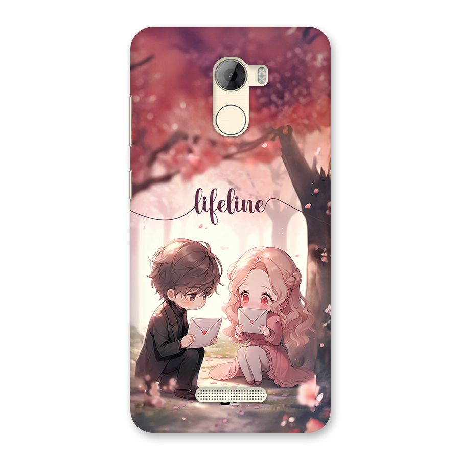 Cute Anime Couple Back Case for Gionee A1 LIte